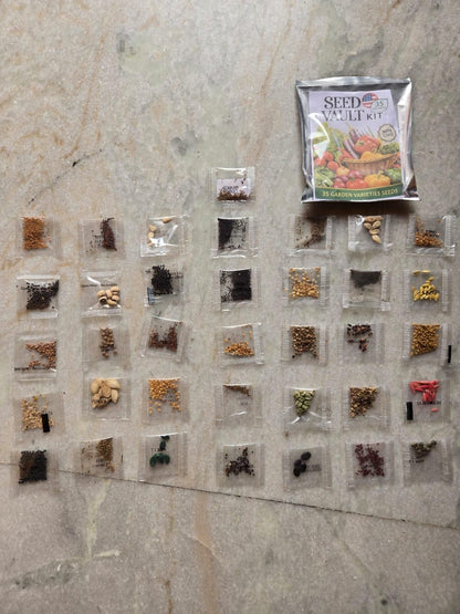 35 Pack Heirloom Veggie Seed Kit
